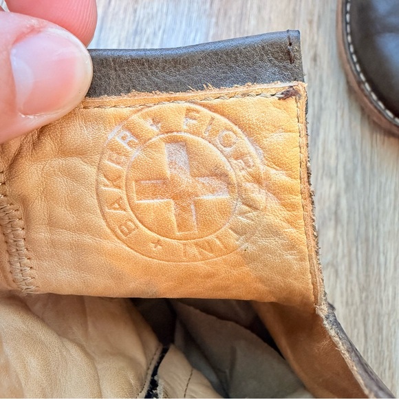 Fiorentini + Baker Eli Eternity Biker Brown Leather Boots Size 38 US 7.5 Biker - Picture 9 of 9